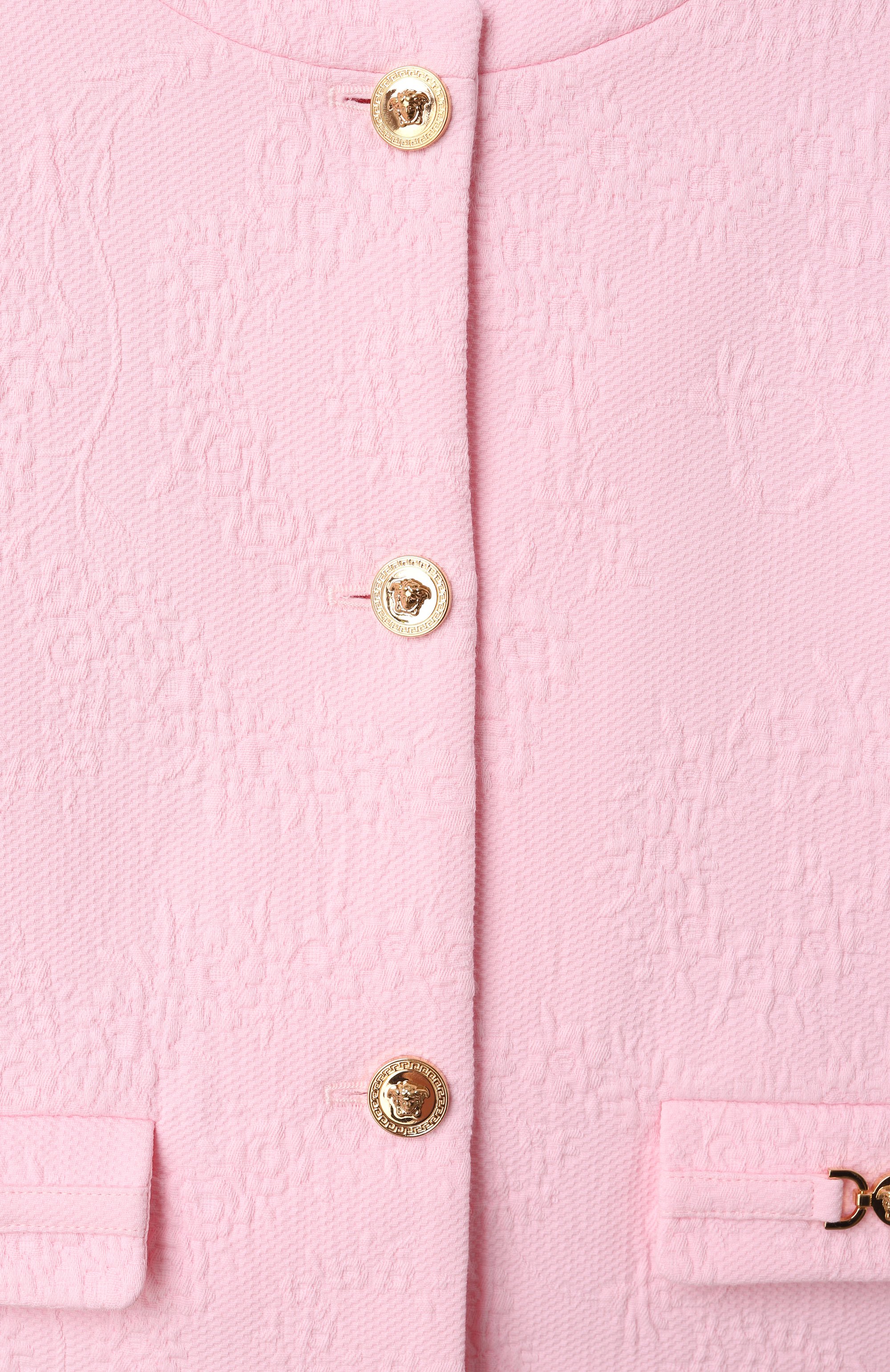 Хлопковый жакет VERSACE, арт. 1018173/1A13174, фото 3