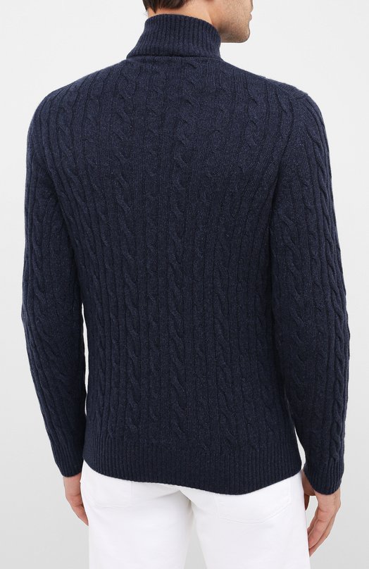 Кашемировый свитер Loro Piana FAD7358 Синий  FAD7358 Фото 4