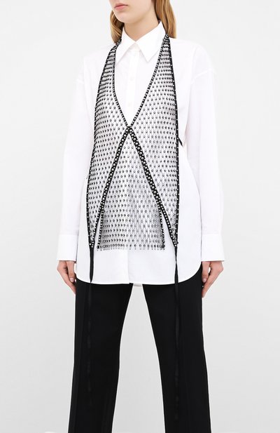 Топ DOROTHEE SCHUMACHER черного цвета по цене 39050 руб., арт. 851002/MESH SPARKLE, фото 3 Топ DOROTHEE SCHUMACHER, арт. 851002/MESH SPARKLE, фото 3