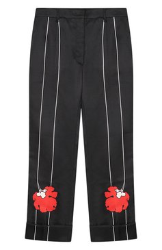 Шелковые брюки PRADA, арт. P205E-1XZ0-F0N98-202, фото 1