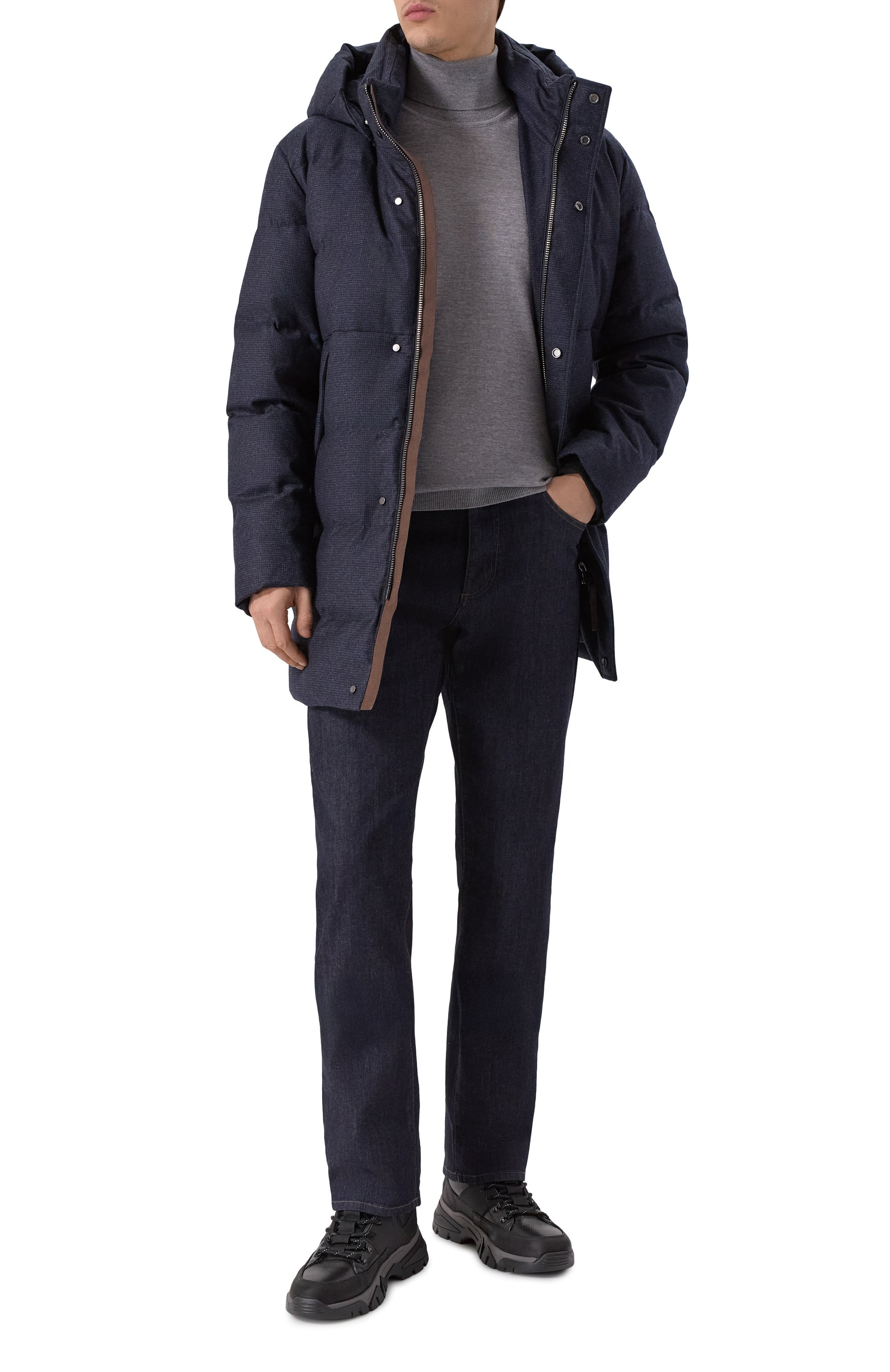 Пуховик из шерсти и кашемира DUNO, арт. MAGNUS/C0RTINA, фото 2