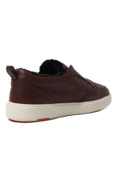 Кожаные кеды cleanic SANTONI, арт. MBCD21915BARPTT4U59, фото 1