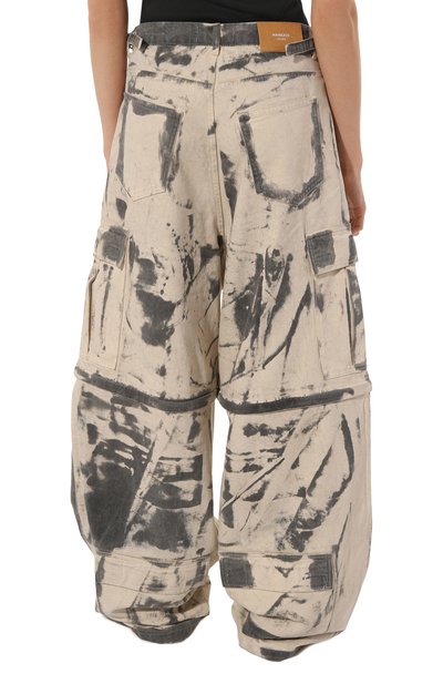 Хлопковые брюки-карго MAINLESS кремового цвета по цене 49500 руб., арт. PT23-02-09-DT, фото 4 Хлопковые брюки-карго MAINLESS, арт. PT23-02-09-DT, фото 4