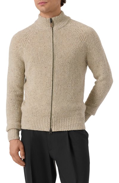 Кардиган из шерсти и вискозы CANALI, арт. C1114/MK02364, фото 3