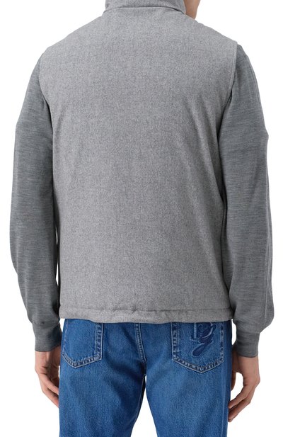 Пуховый жилет BRUNELLO CUCINELLI, арт. MM4631776, фото 4