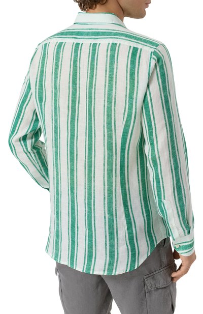 Льняная рубашка MC2 SAINT BARTH, арт. STBM PAMPL0NA/01918H, фото 4