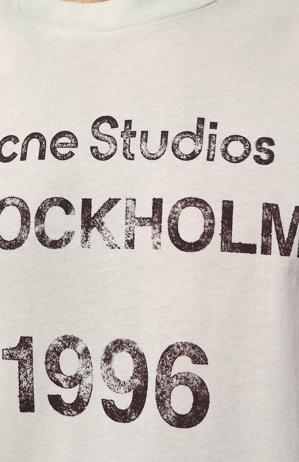 Хлопковая футболка ACNE STUDIOS, арт. FN MN TSHI000424ABH, фото 5