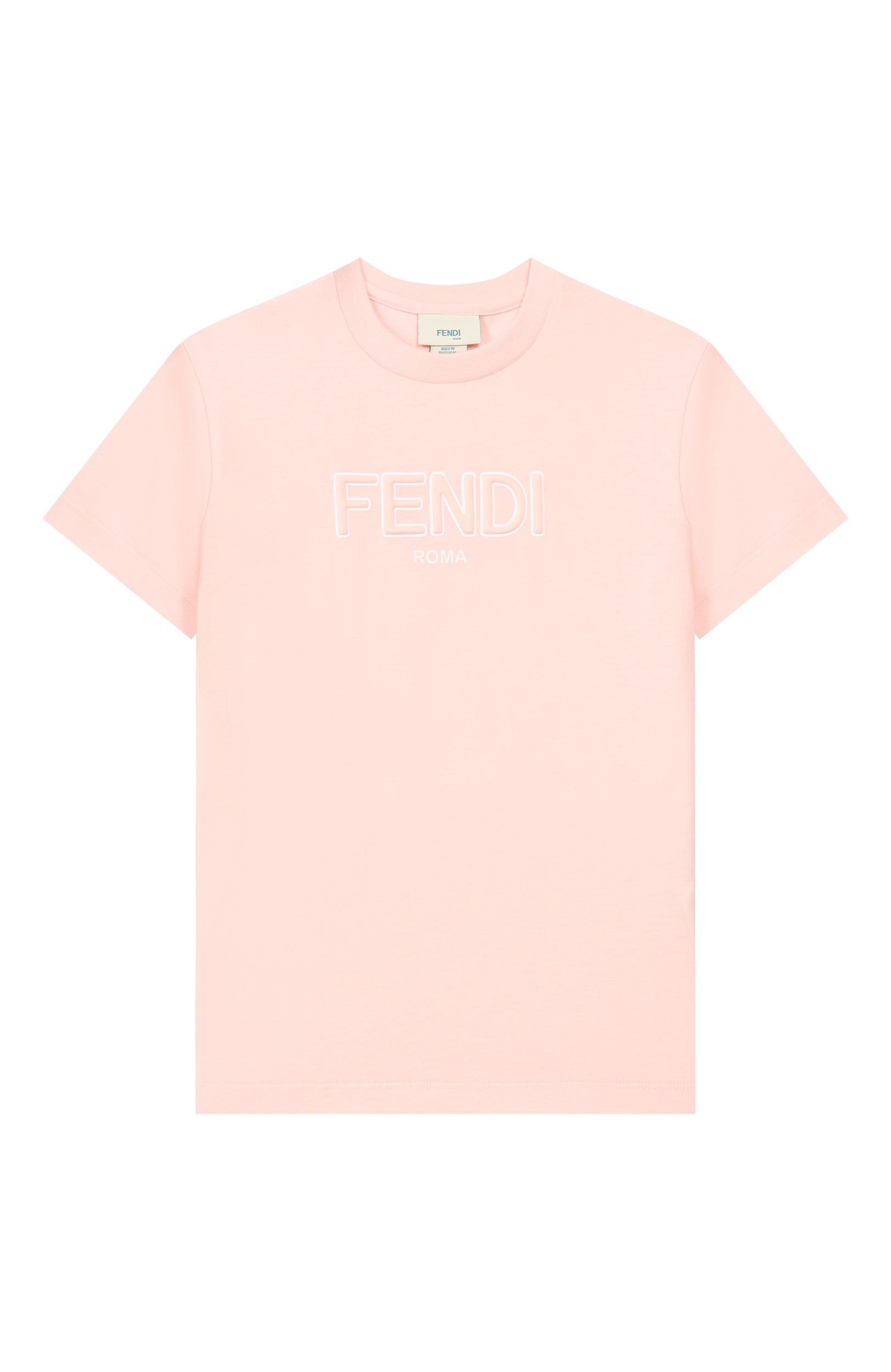 Хлопковая футболка FENDI, арт. JUI202/7AJ/3A-6A, фото 1
