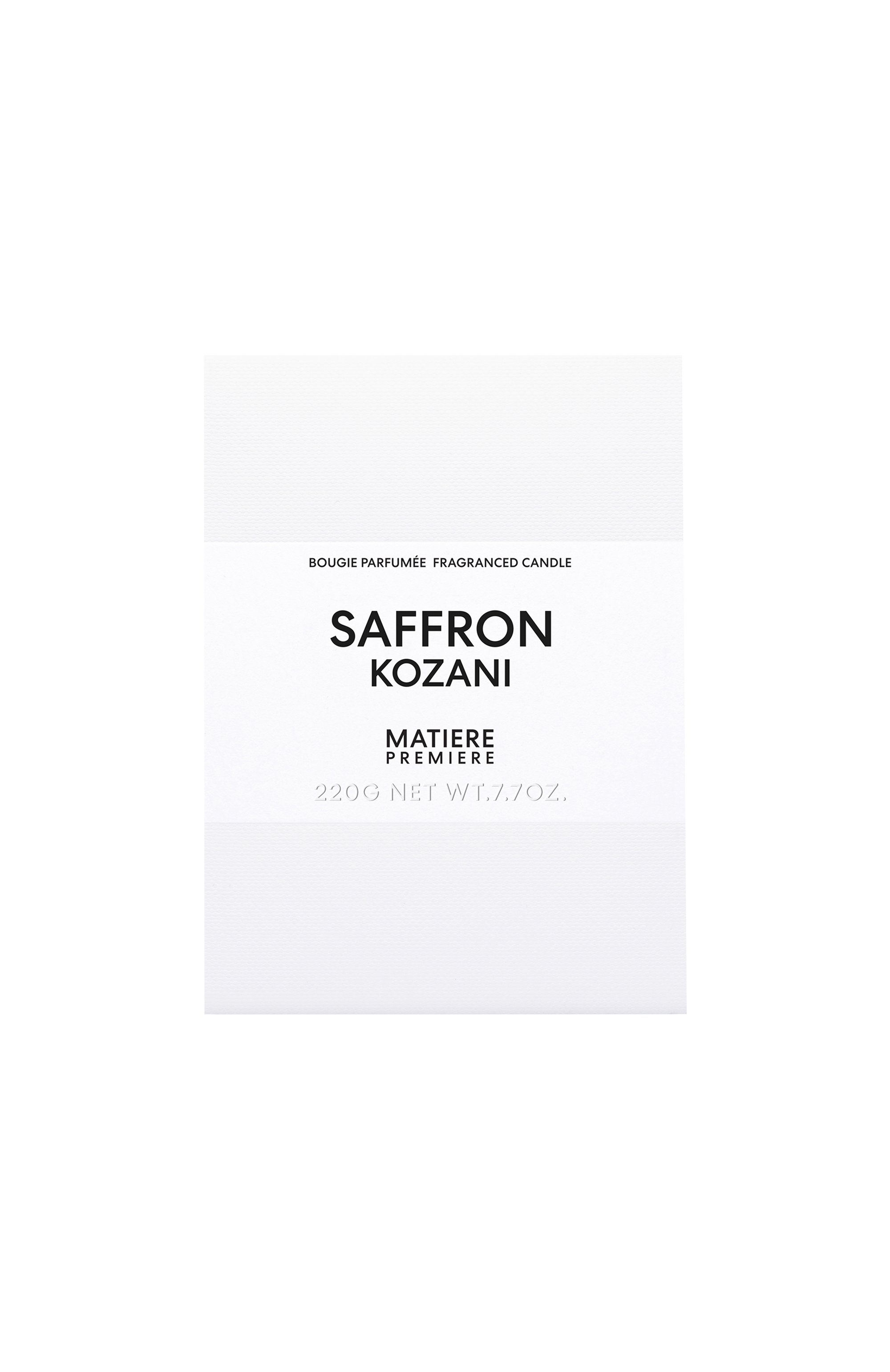 Парфюмированная свеча saffron kozani (220g) MATIERE PREMIERE, арт. 3760428940513, фото 2
