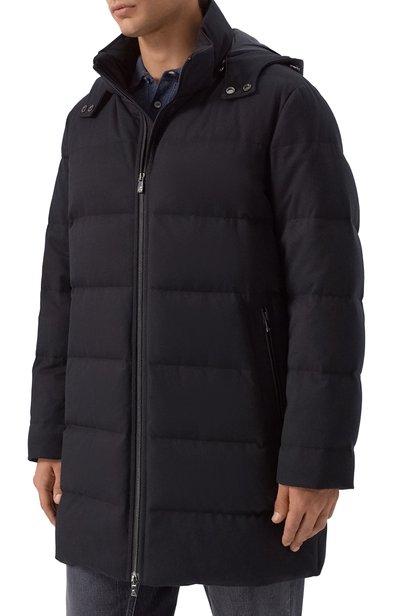 Пуховик CORNELIANI темно-синего цвета по цене 118000 руб., арт. 2825U9/2A20157, фото 3 Пуховик CORNELIANI, арт. 2825U9/2A20157, фото 3