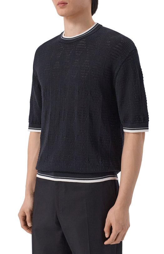 Хлопковый джемпер Laneus S6LAMAKE011 Чёрный  S6LAMAKE011 Фото 3