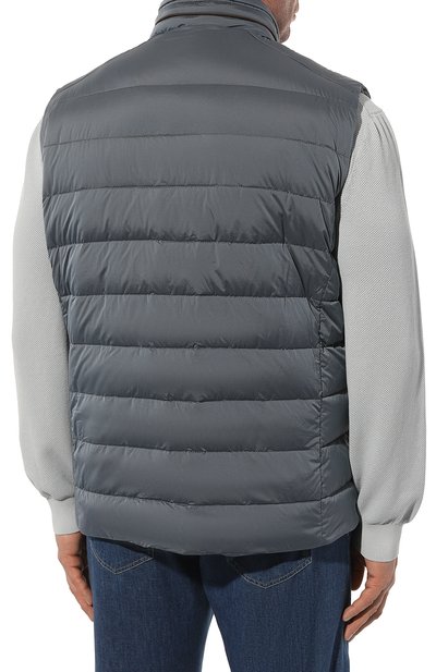 Пуховый жилет morfeo-s3c MOORER темно-серого цвета по цене 170500 руб., арт. EFR0M, фото 4 Пуховый жилет morfeo-s3c MOORER, арт. EFR0M, фото 4