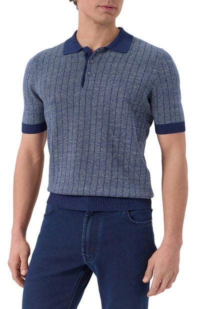 Поло изо льна и хлопка GRAN SASSO, арт. 57116/18659, фото 3