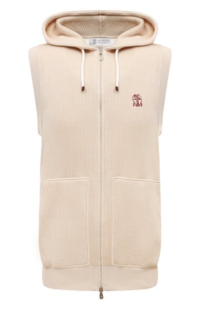 Мужской хлопковый жилет BRUNELLO CUCINELLI, арт. M2920B2308