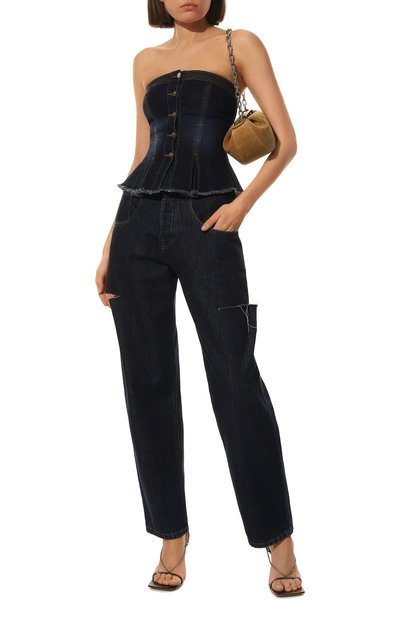 Джинсовый топ VERSACE JEANS COUTURE, арт. 73HAM250-73DP250 D STR INDIG SL0UCHY24/DW042D08, фото 2