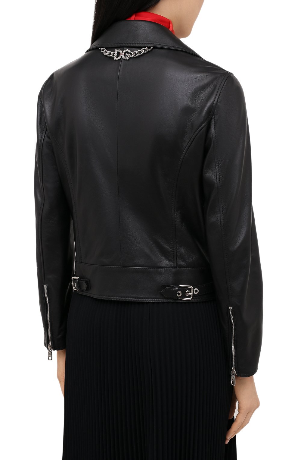 Кожаная куртка DOLCE & GABBANA, арт. F9I25L/HULFY, фото 4