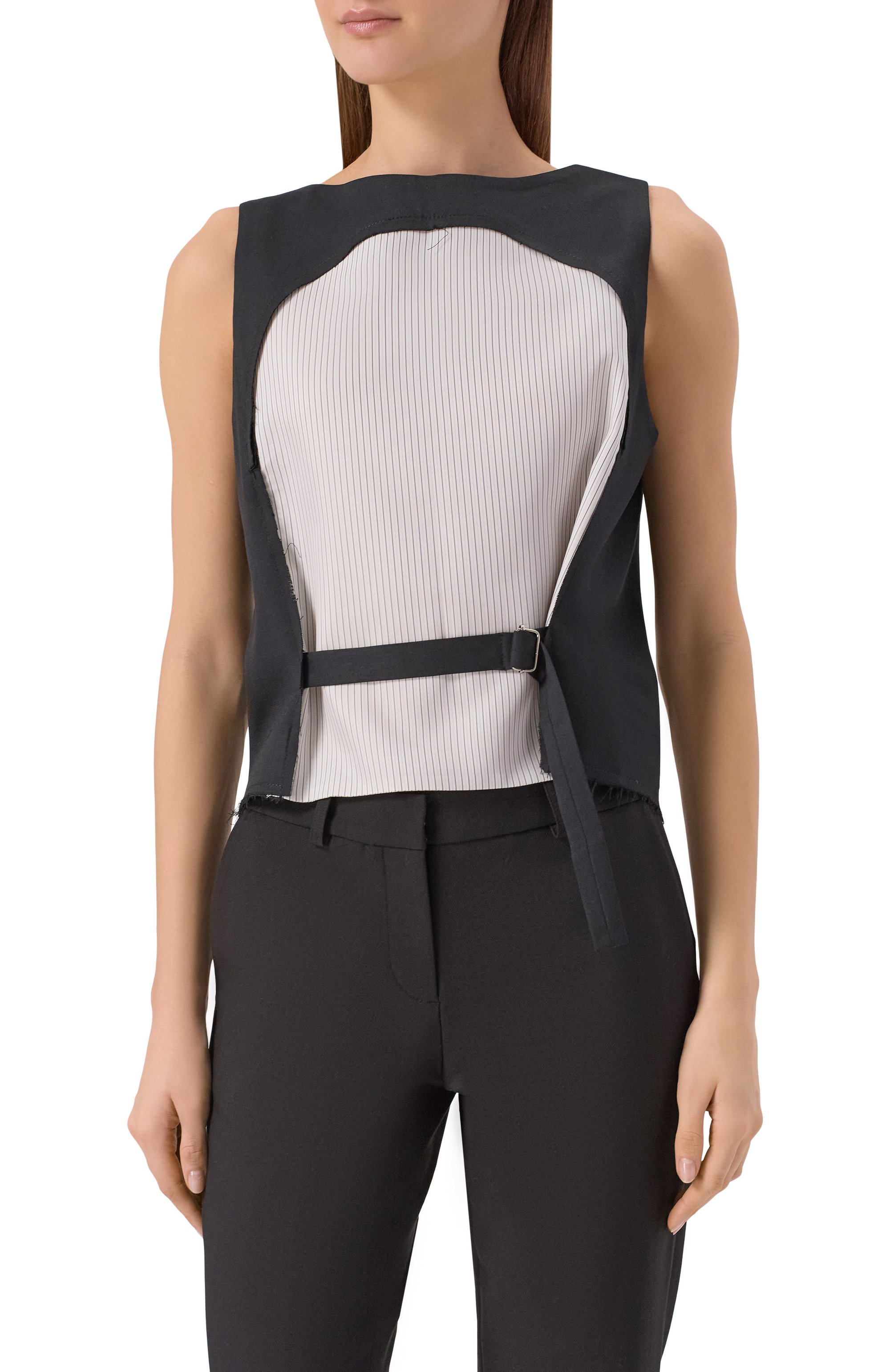 Жилет из шерсти и вискозы LES ARCHIVES, арт. LA_034СО, фото 3