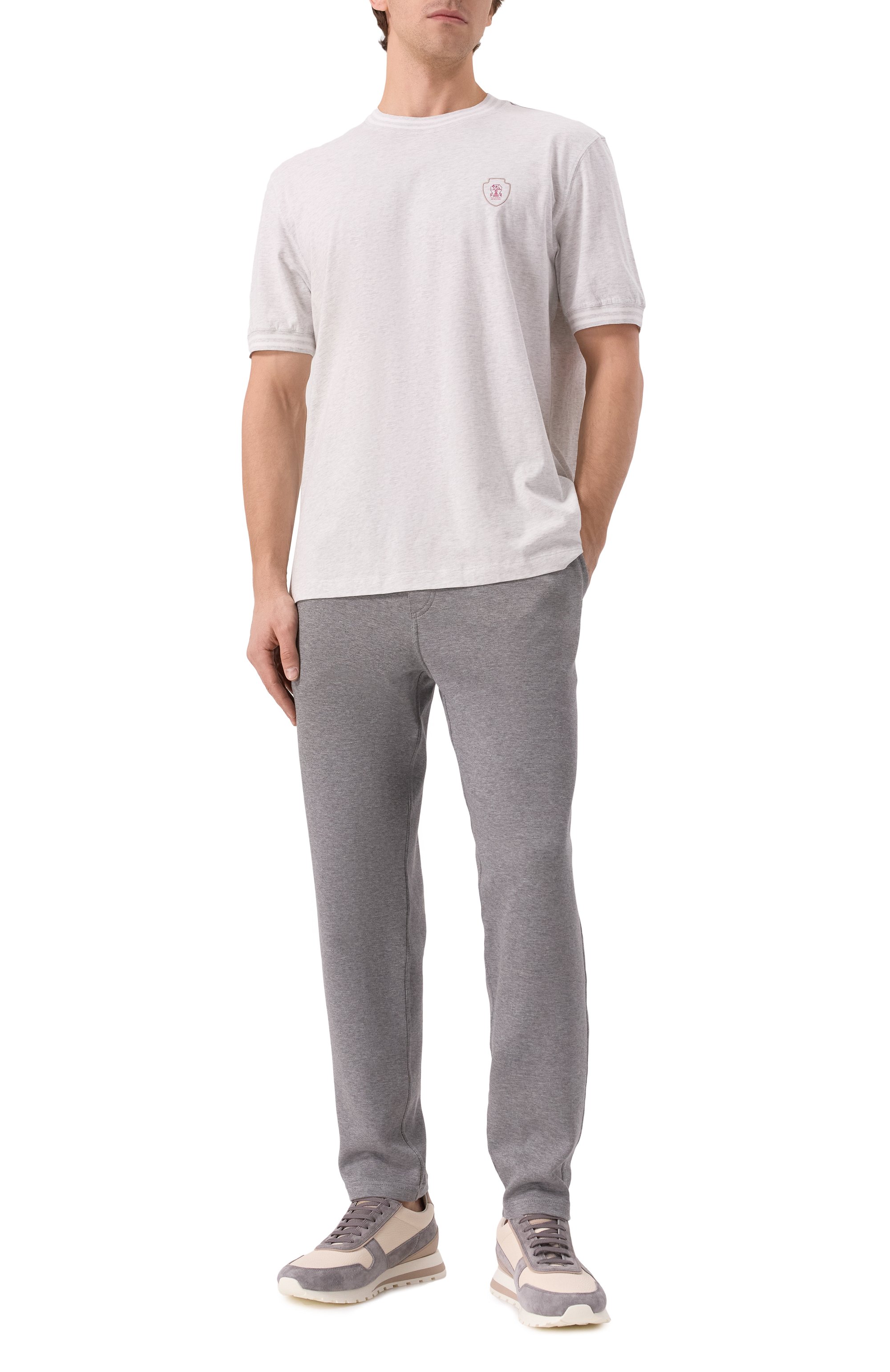 Хлопковая футболка BRUNELLO CUCINELLI, арт. M0B131386T, фото 2