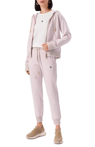 Хлопковая футболка LORENA ANTONIAZZI, арт. TS24/9999, фото 2