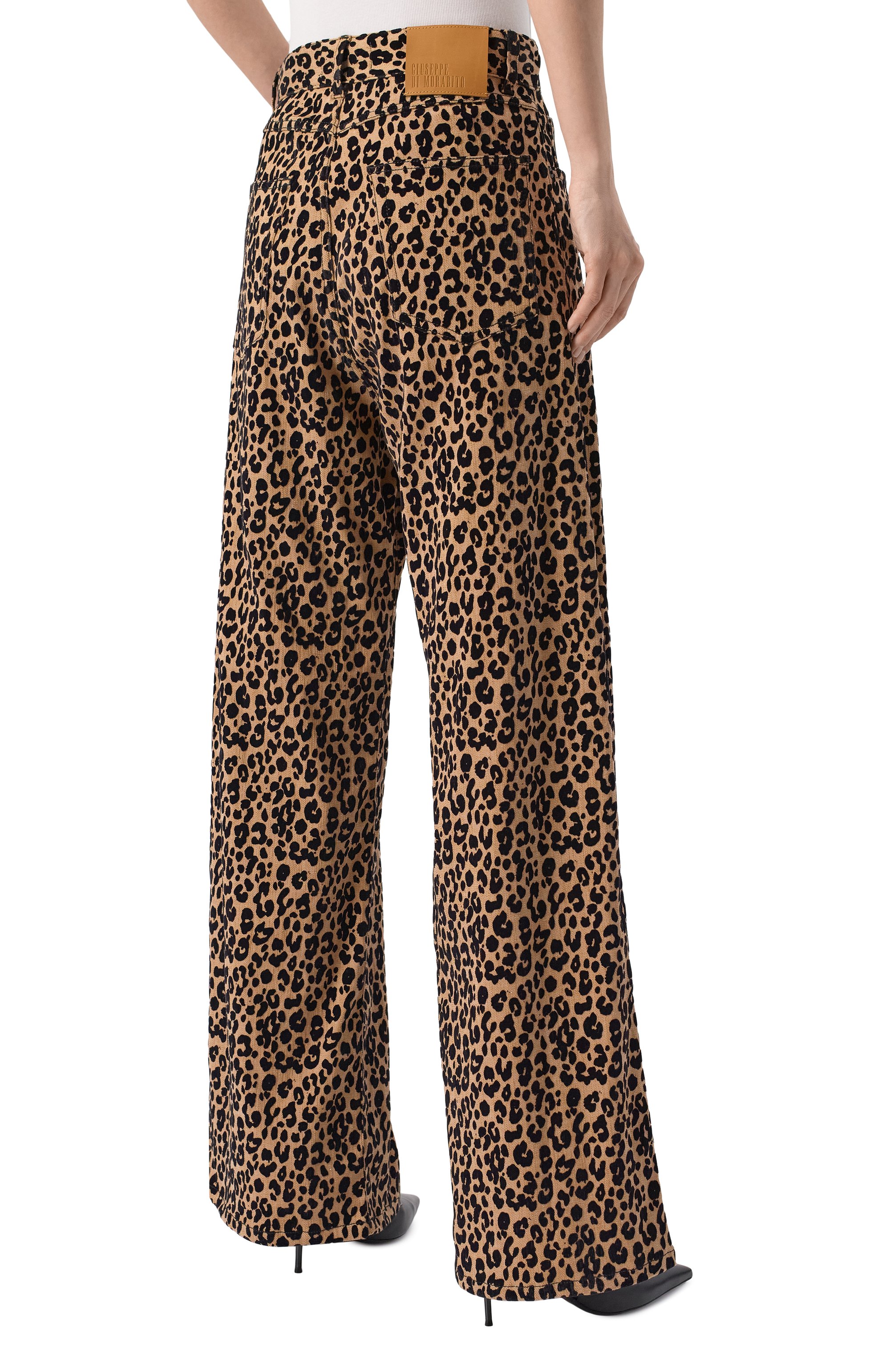 Джинсы GIUSEPPE DI MORABITO леопардового цвета по цене 38000 руб., арт. 04SSDNP049 04414, фото 4 Джинсы GIUSEPPE DI MORABITO, арт. 04SSDNP049 04414, фото 4