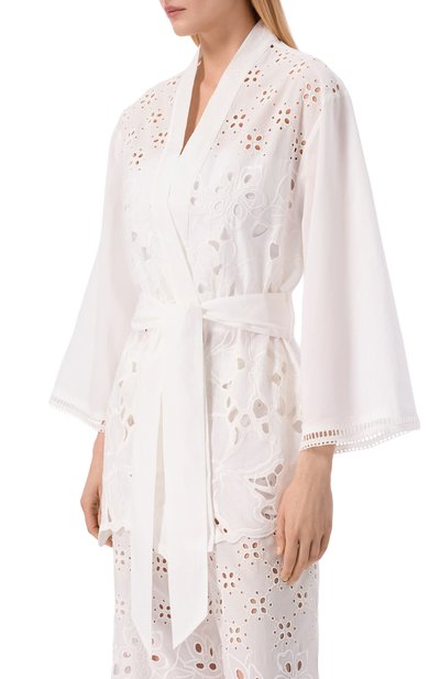 Хлопковое кимоно ERMANNO SCERVINO, арт. D484Q625QYD, фото 3