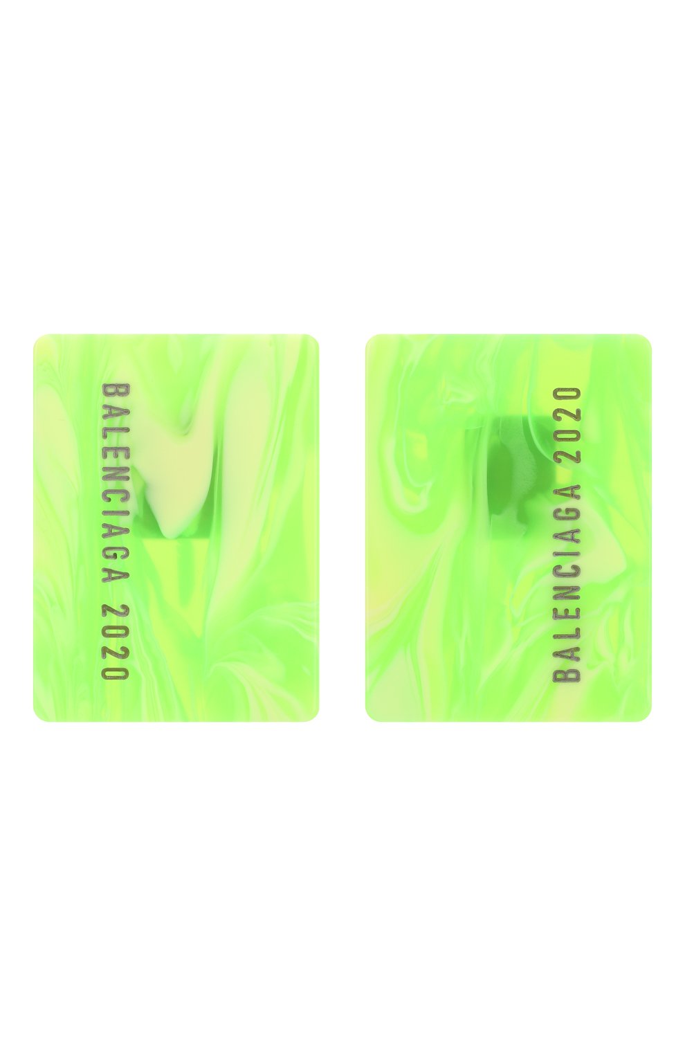 Серьги BALENCIAGA зеленого цвета по цене 28400 руб., арт. 619555/TZ252, фото 1 Серьги BALENCIAGA, арт. 619555/TZ252, фото 1