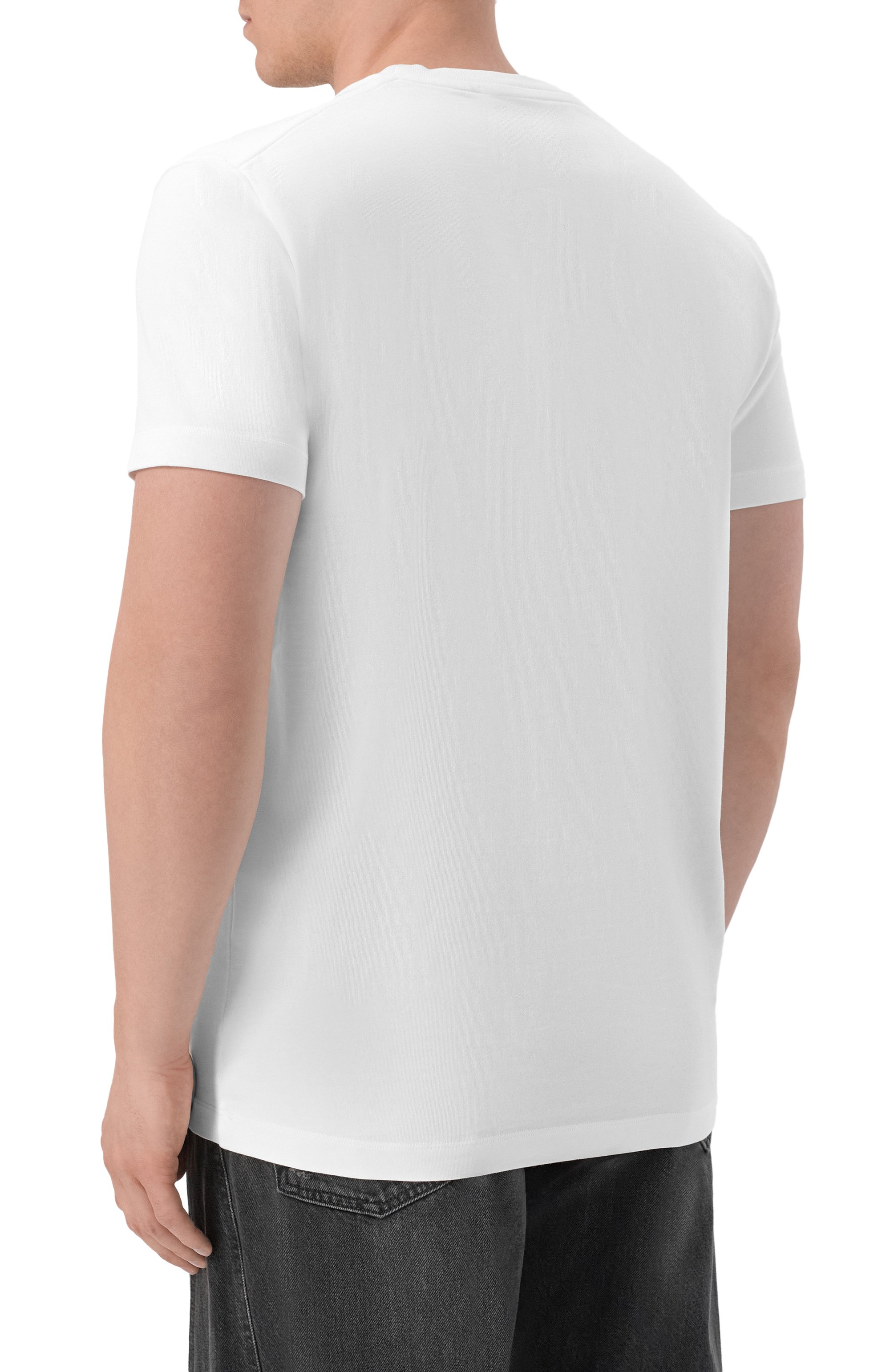 Хлопковая футболка DSQUARED2 белого цвета по цене 22950 руб., арт. S74GD1520/D20106, фото 4 Хлопковая футболка DSQUARED2, арт. S74GD1520/D20106, фото 4