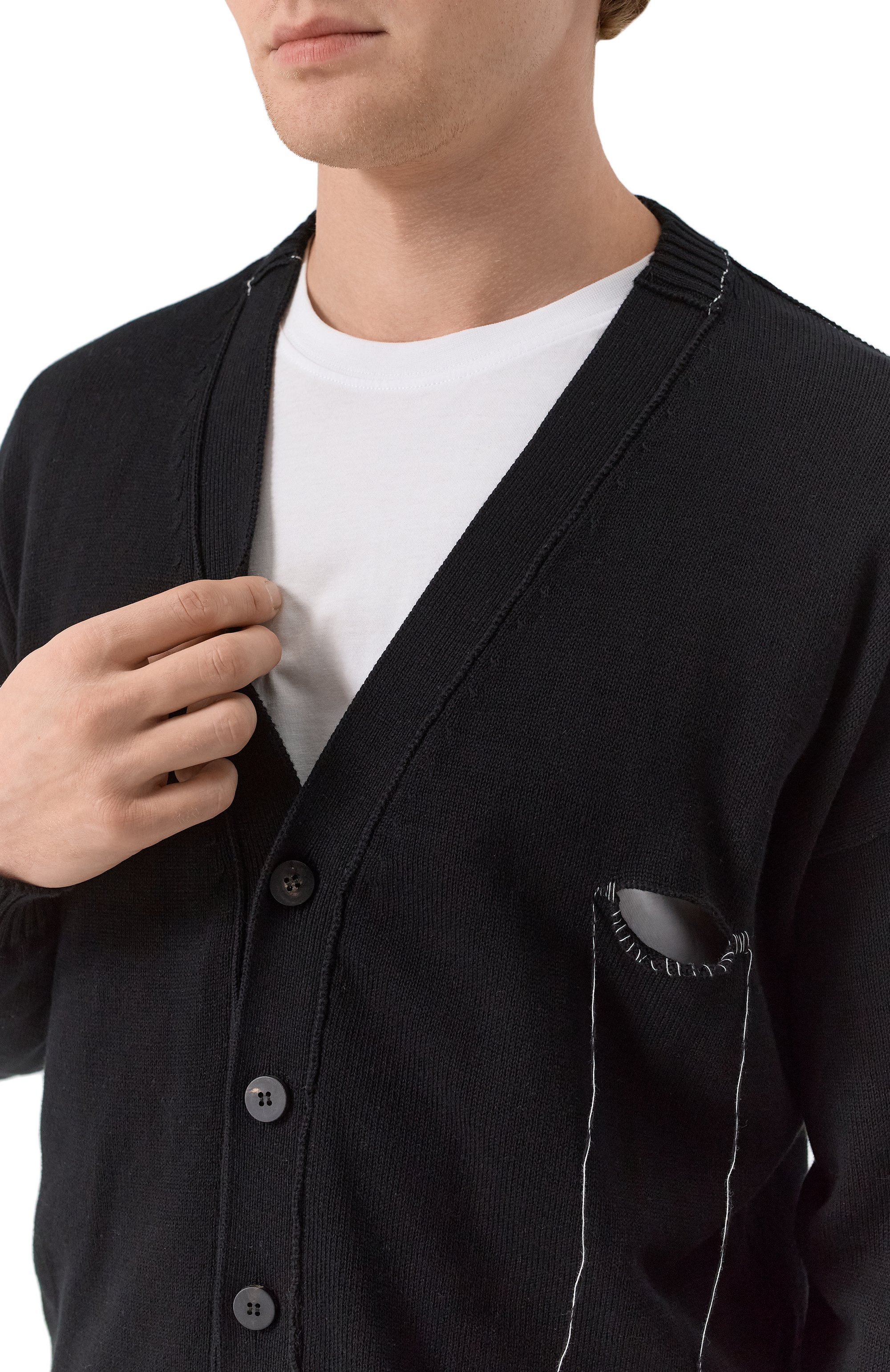 Хлопковый кардиган ISABEL BENENATO, арт. UK12S25, фото 5