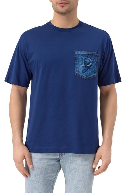 Хлопковая футболка DOLCE & GABBANA, арт. G8PN9Z/G704J, фото 3