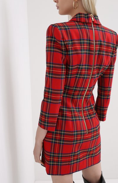 Шерстяное платье BALMAIN, арт. UF16222/W085, фото 4
