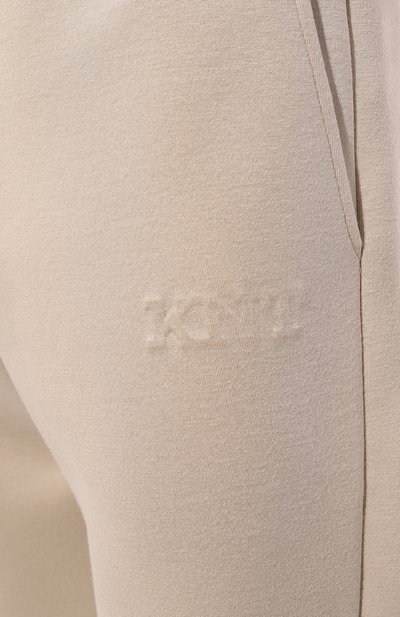Брюки из вискозы KITON светло-бежевого цвета по цене 83650 руб., арт. UMM0429, фото 5 Брюки из вискозы KITON, арт. UMM0429, фото 5