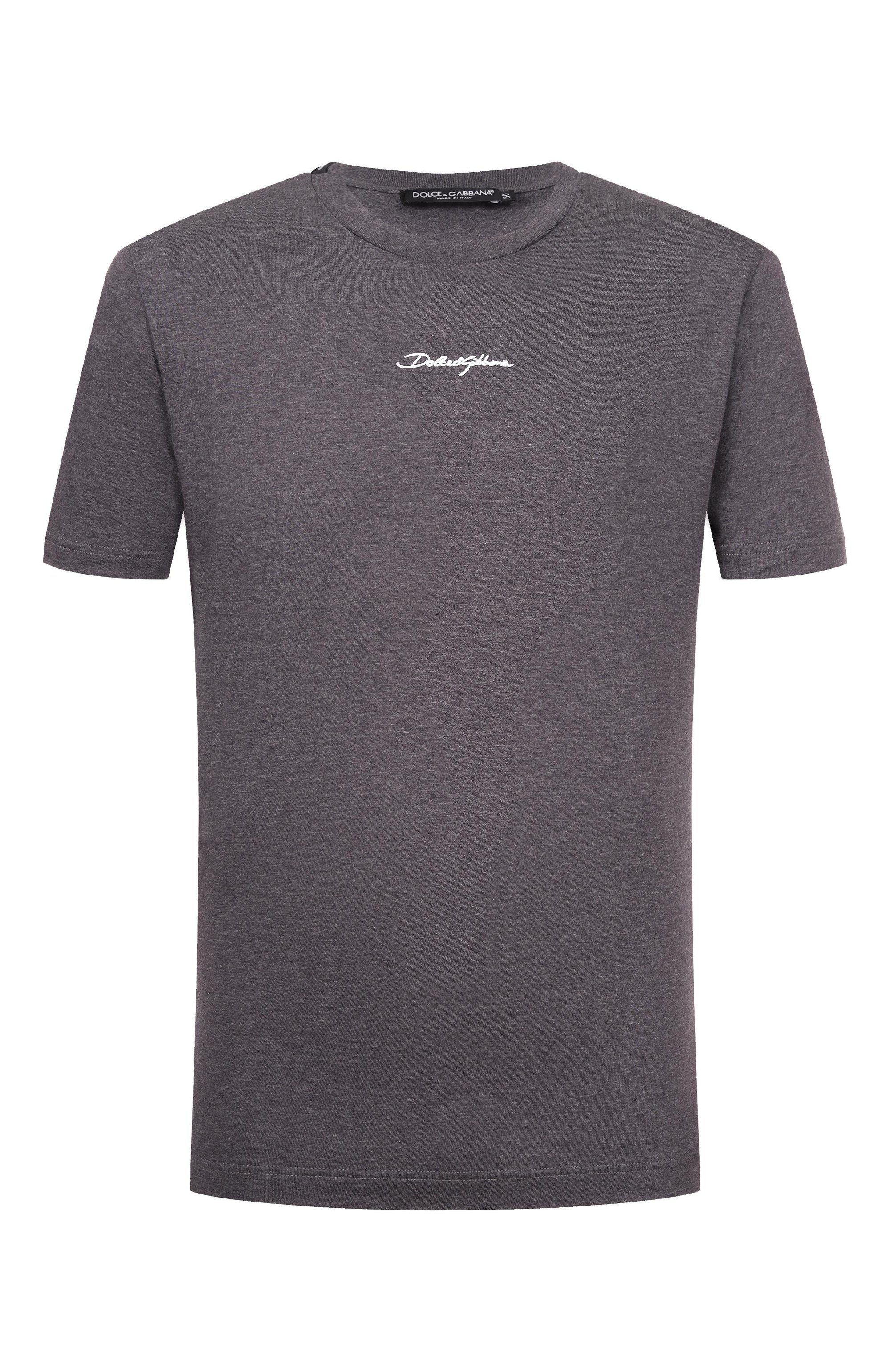 Хлопковая футболка DOLCE & GABBANA, арт. G8RN8Z/G7P0C, фото 1