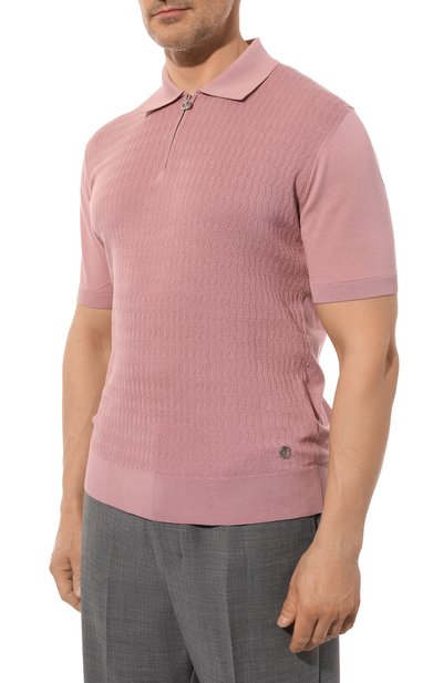 Поло из шелка и хлопка STEFANO RICCI, арт. K818066P31/F24171, фото 3