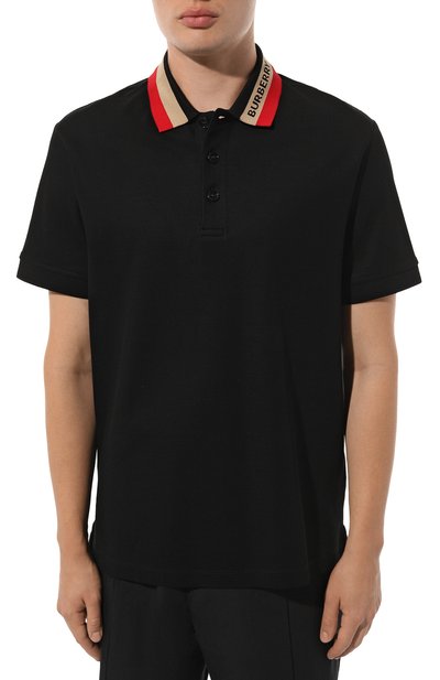 Хлопковое поло BURBERRY, арт. 8083154/148166, фото 3