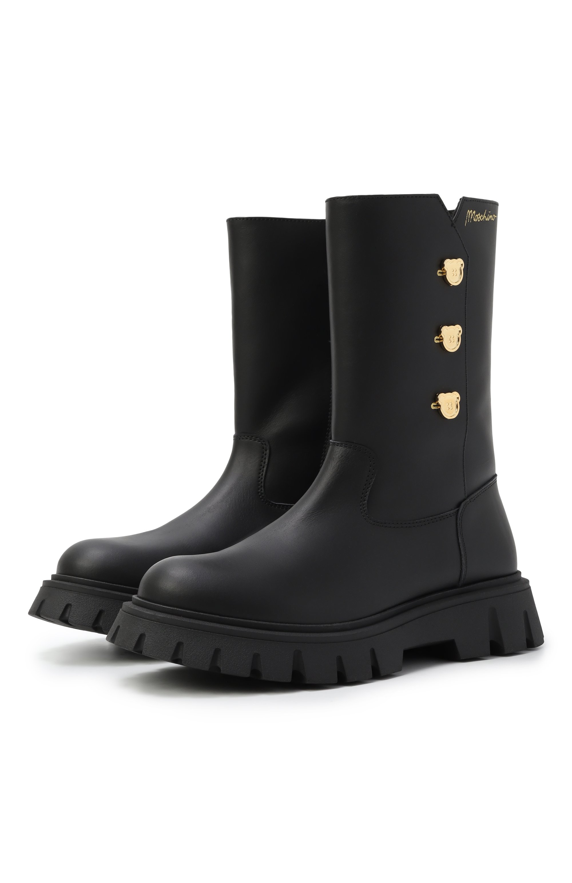 Кожаные полусапоги MOSCHINO, арт. 81963/VAR2/36-40, фото 1