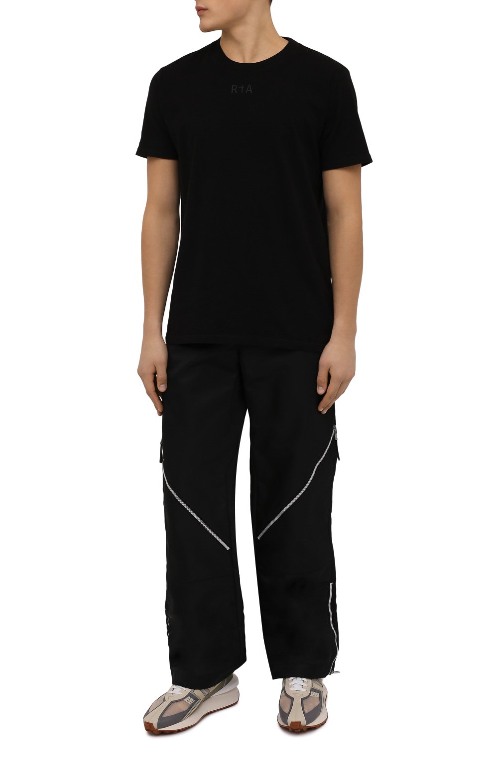 Хлопковая футболка RTA, арт. MF21-A346-0025BLNS, фото 2