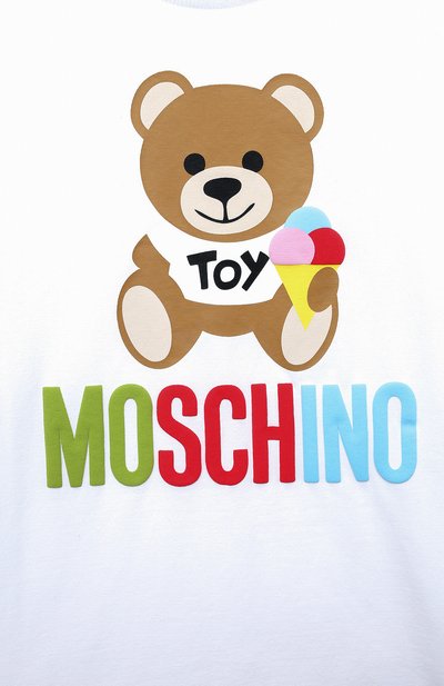 Хлопковая футболка MOSCHINO, арт. HNM03T/LBA08/10-14, фото 3