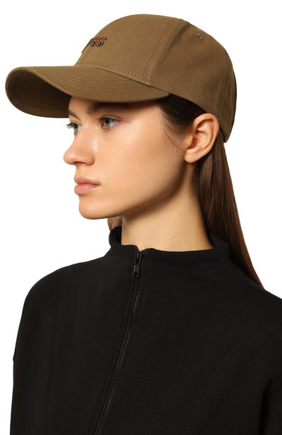 Хлопковая бейсболка BOSS бежевого цвета по цене 5995 руб., арт. 50519889, фото 2 Хлопковая бейсболка BOSS, арт. 50519889, фото 2