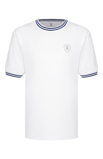 Хлопковая футболка BRUNELLO CUCINELLI, арт. M0B131386W, фото 1