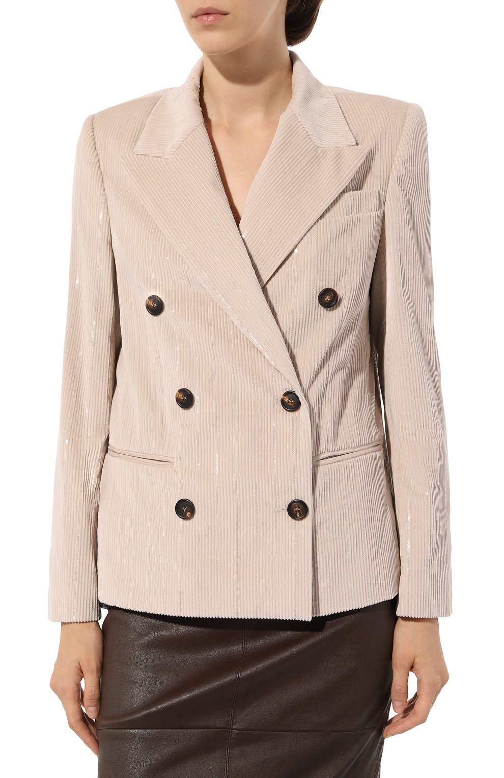 Вельветовый жакет BRUNELLO CUCINELLI, арт. MB023T2361A, фото 3