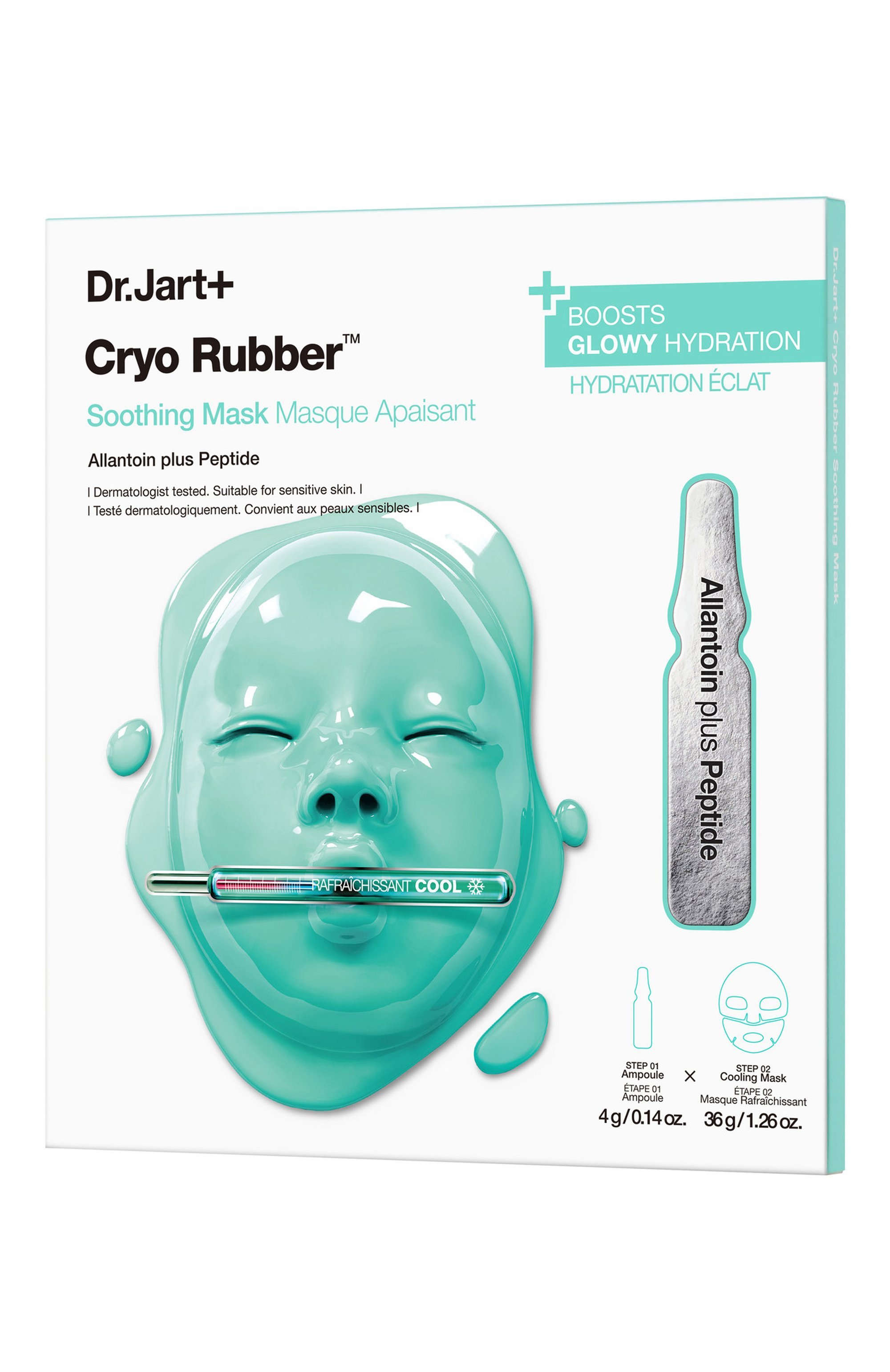 Успокаивающая крио-маска с аллантоином и пептидом cryo rubber soothing mask DR.JART+, арт. 1210001218901, фото 1