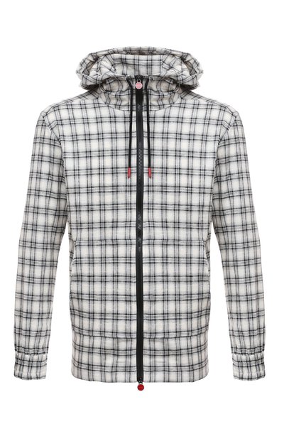 Мужской льняная толстовка KITON, арт. UMC010H08819