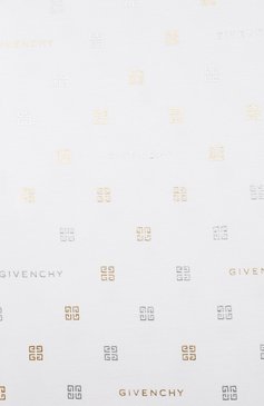 Детская хлопковая футболка GIVENCHY белого цвета, арт. H30076/12+/14 | Фото 3 (Девочки Кросс-КТ: футболка-одежда; Рукава: Короткие; Материал сплава: Проставлено; Материал внешний: Хлопок; Драгоценные камни: Проставлено; Ростовка одежда: 12 лет | 152 см)