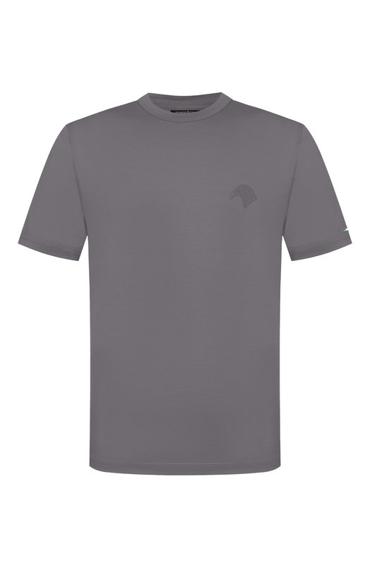 Хлопковая футболка Stefano Ricci MNH6105150/TE0001 Серый MNH6105150/TE0001