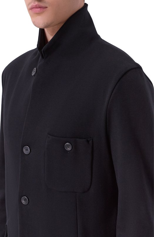 Хлопковый пиджак Hannes Roether J0S32EF.286 Чёрный  J0S32EF.286 Фото 5