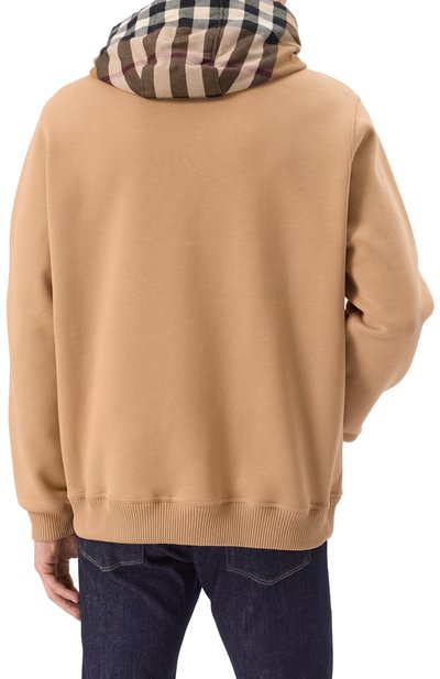 Хлопковое худи BURBERRY, арт. 8045006, фото 4