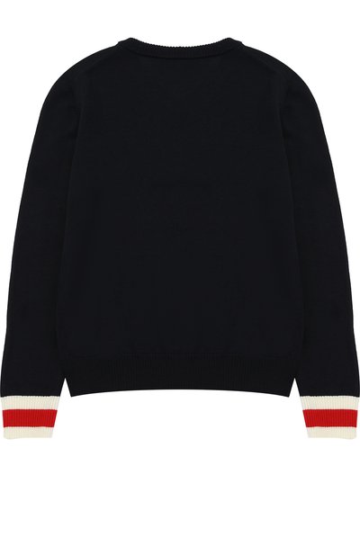 Шерстяной пуловер с контрастными манжетами GUCCI, арт. 418774/X1284, фото 2