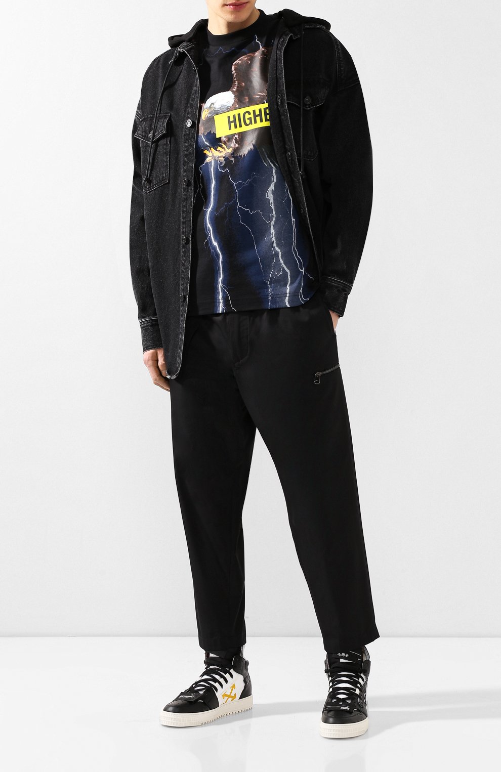 Хлопковая футболка PALM ANGELS, арт. PMAA001S194130311088, фото 2