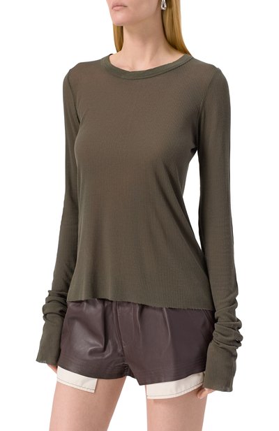 Лонгслив из вискозы и шелка RICK OWENS, арт. RP02E4209/RC, фото 3