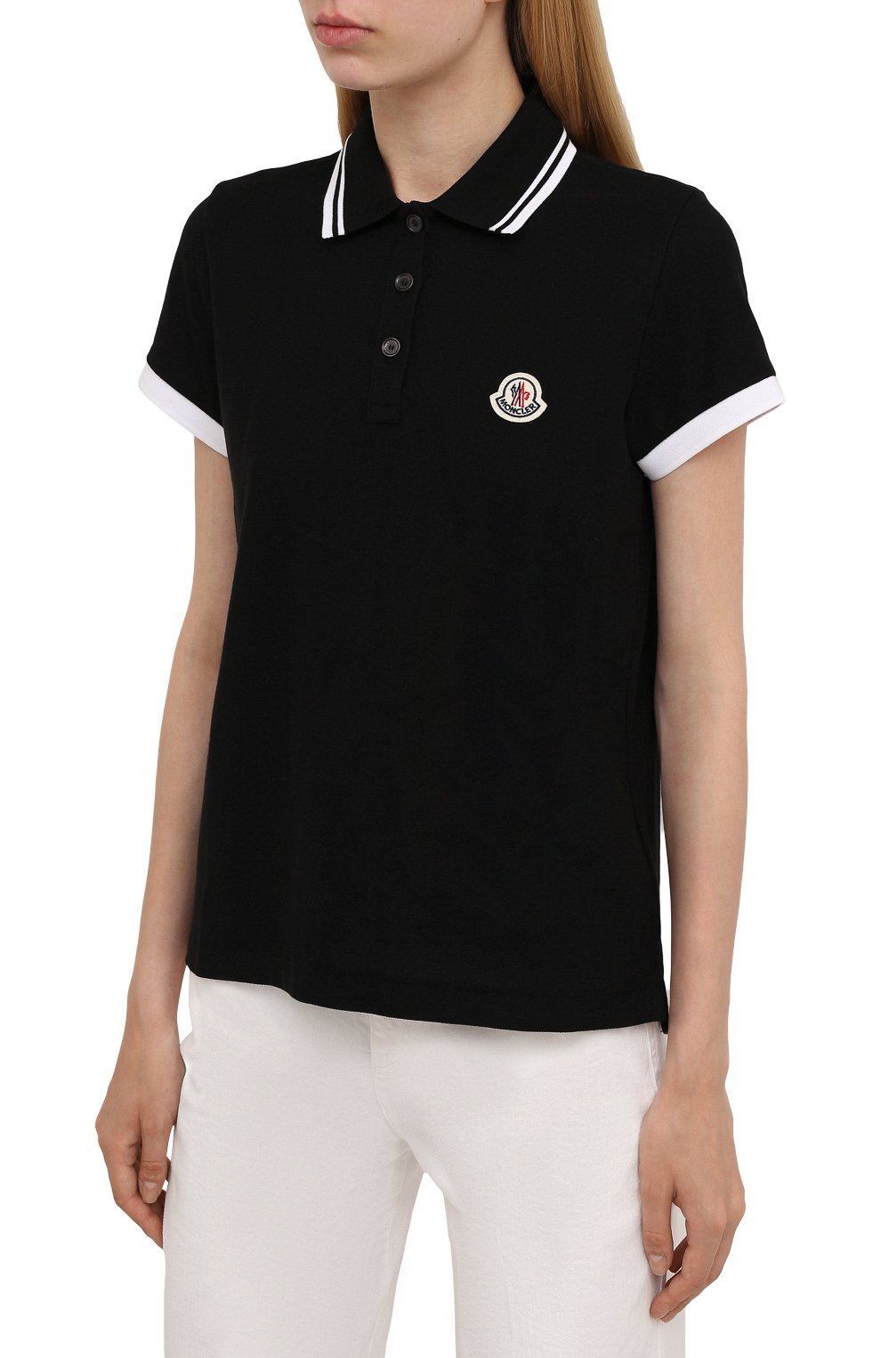 Хлопковое поло MONCLER, арт. G2-093-8A000-02-84720, фото 3